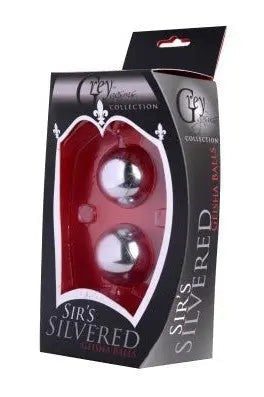 Sirs Silvered Geisha Balls free shipping - ToysZone.ca