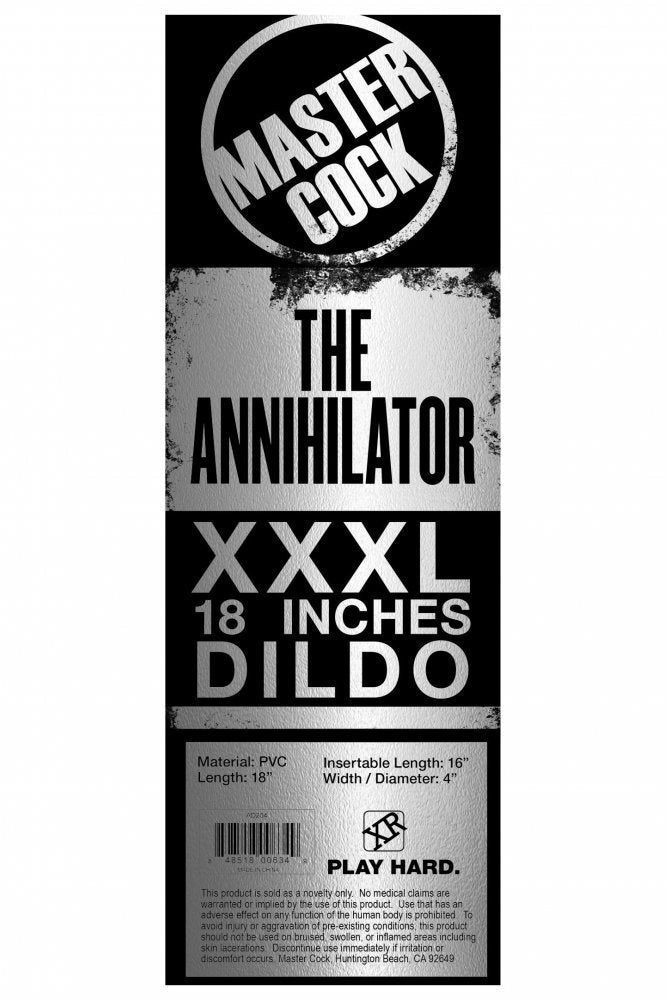 The Annihilator XXXL 18 Inch Dildo free shipping - ToysZone.ca