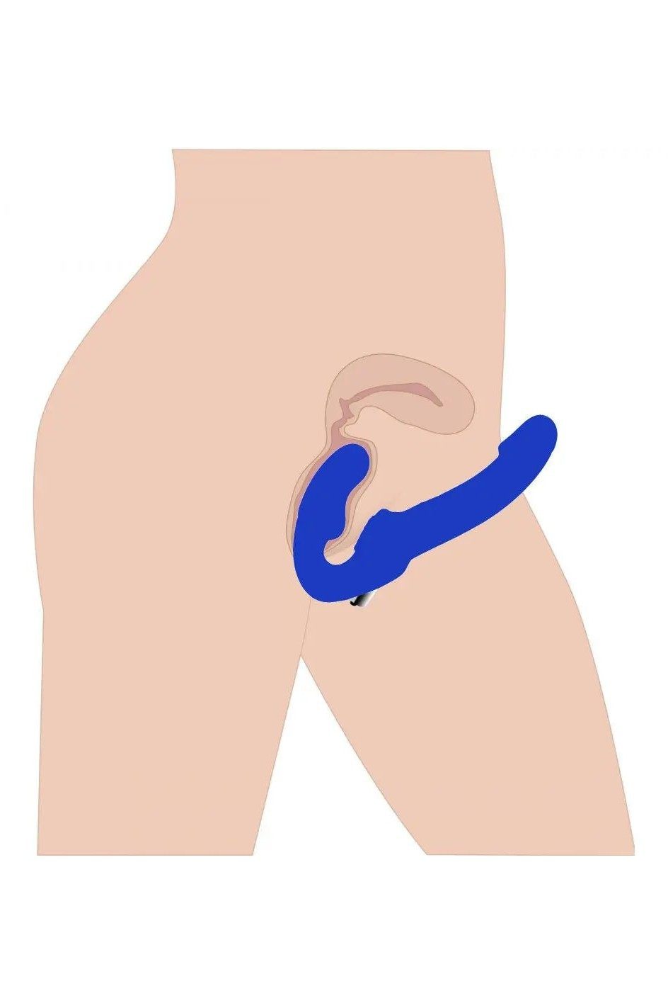 Revolver II Vibrating Strapless Strap On Dildo free shipping - ToysZone.ca