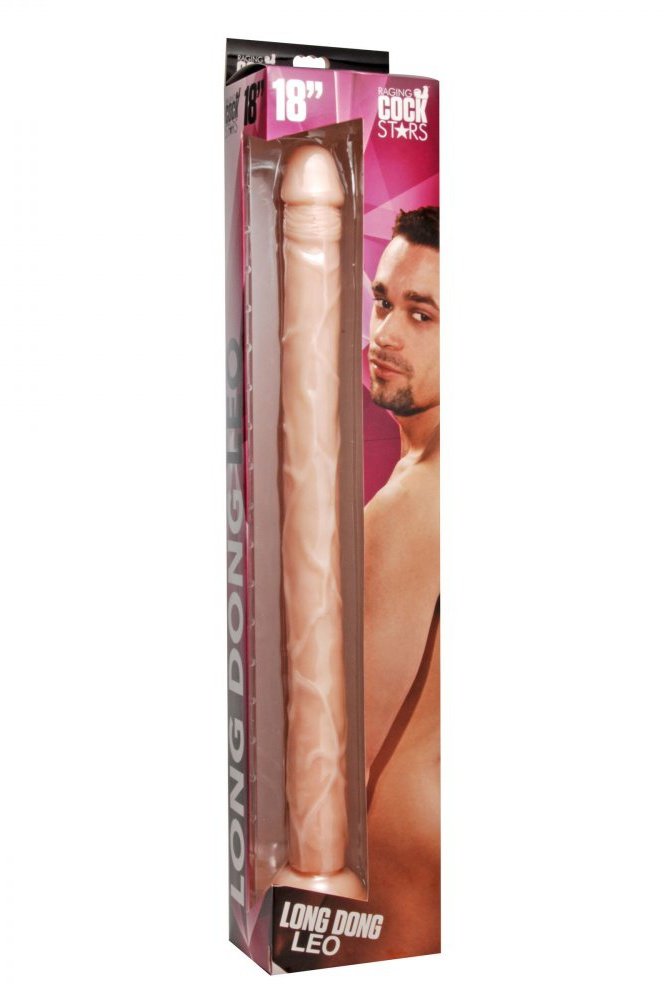 Raging Cockstars Long Dong Leo 18 Inch Dildo Free Shipping