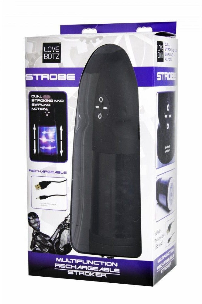 Strobe Multi Function Rechargeable Stroker free shipping - ToysZone.ca