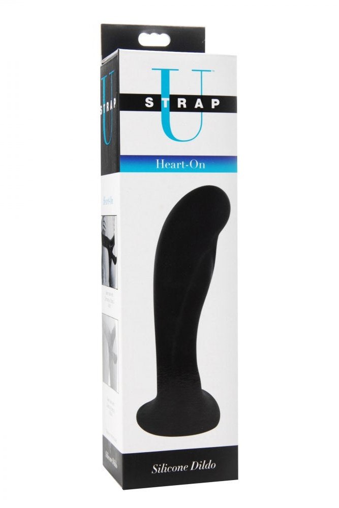 Heart On Silicone Harness Dildo Free Shipping