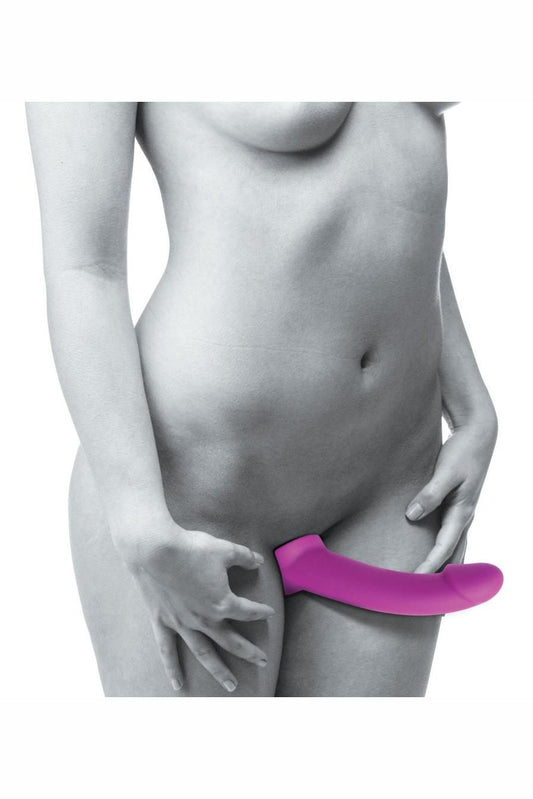 Evoke Vibrating Strapless Silicone Strap-on Dildo freeshipping - ToysZone.ca