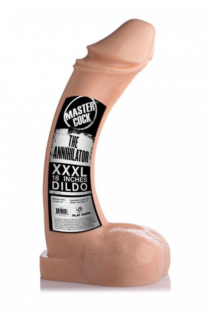 The Annihilator XXXL 18 Inch Dildo Flesh Free Shipping