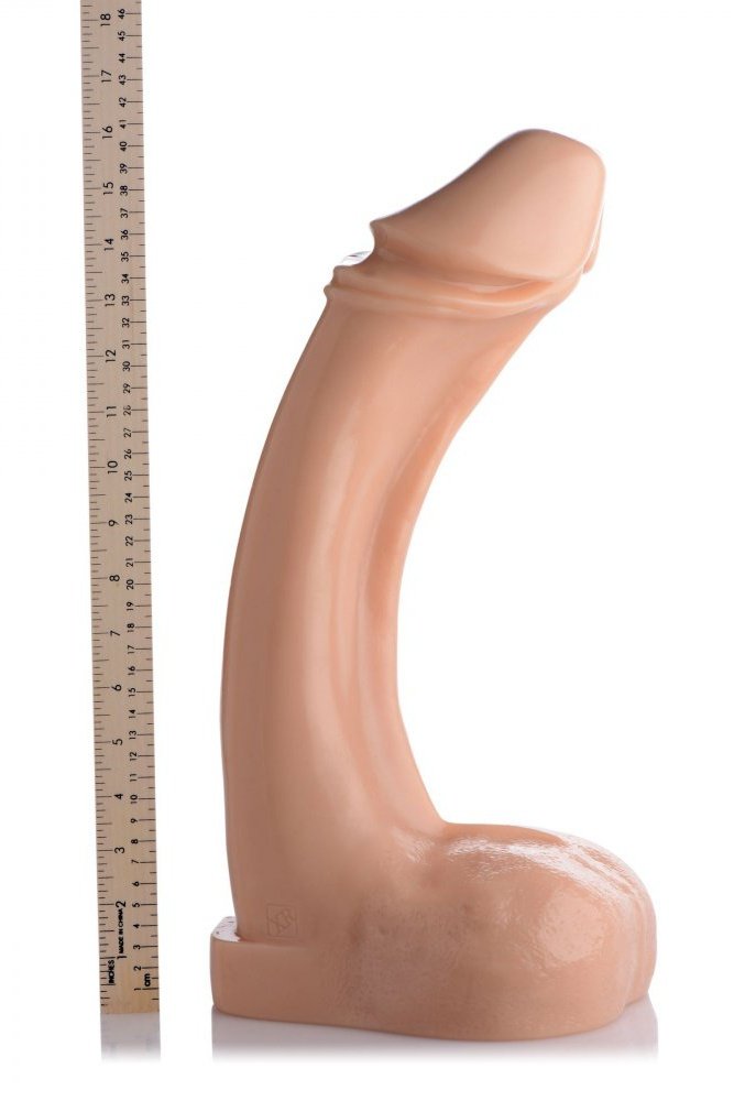 The Annihilator XXXL 18 Inch Dildo Flesh Free Shipping