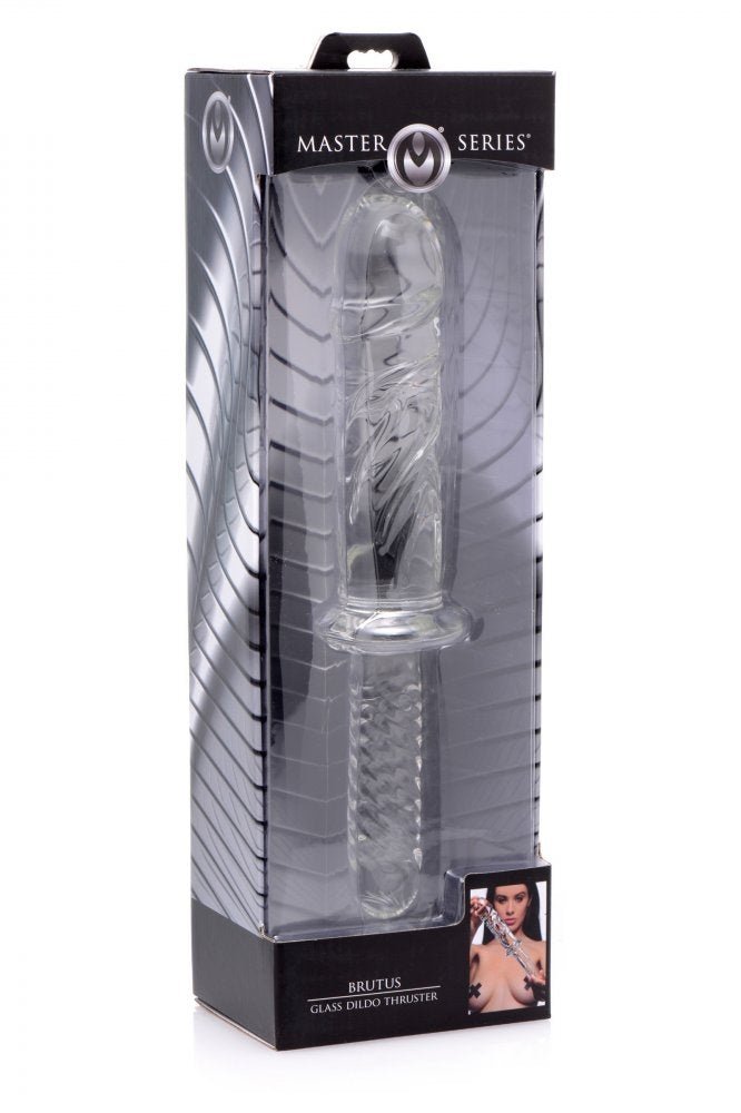 Brutus Glass Dildo Thruster Free Shipping