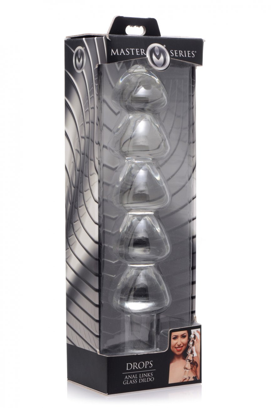 Drops Anal Link Glass Dildo Free Shipping