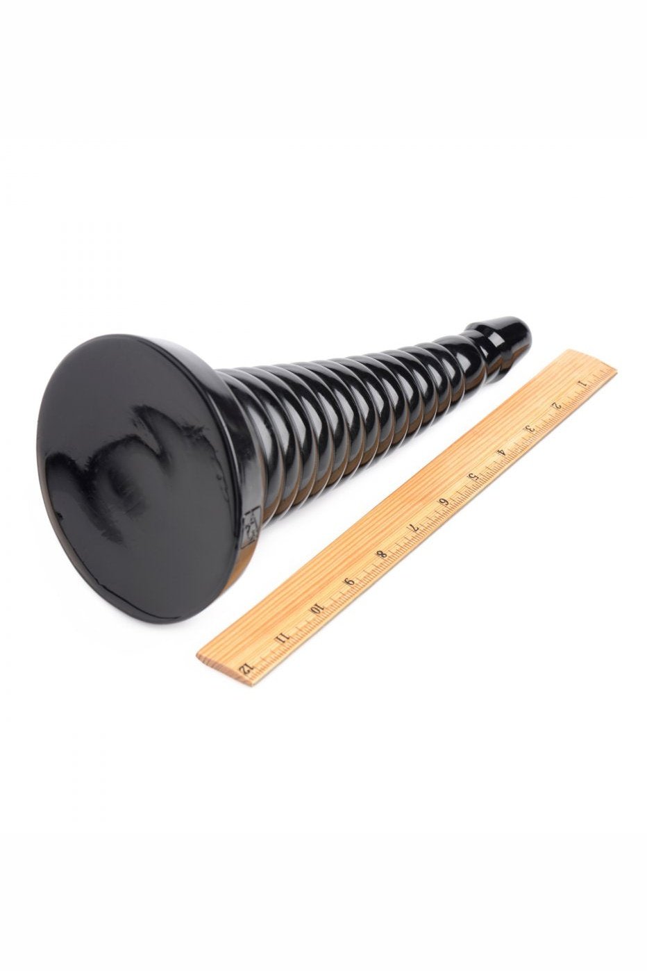 Giant Ribbed Anal Cone Free Shipping