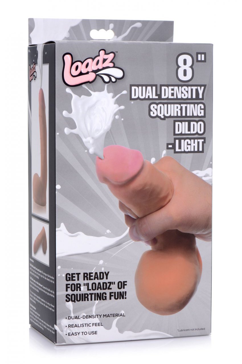 Dual Density Squirting Dildo- 8.5 Inch Free Shipping