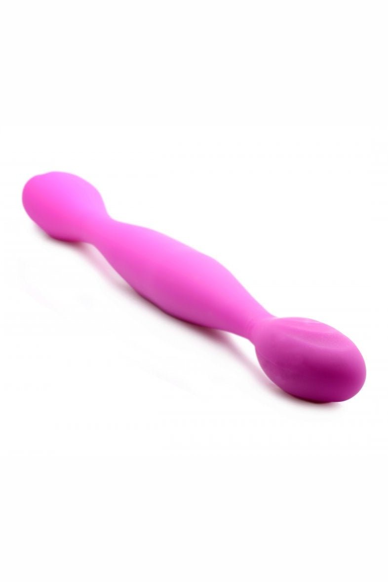 Double Thump 7x Rechargeable Silicone Double Dildo Free Shipping