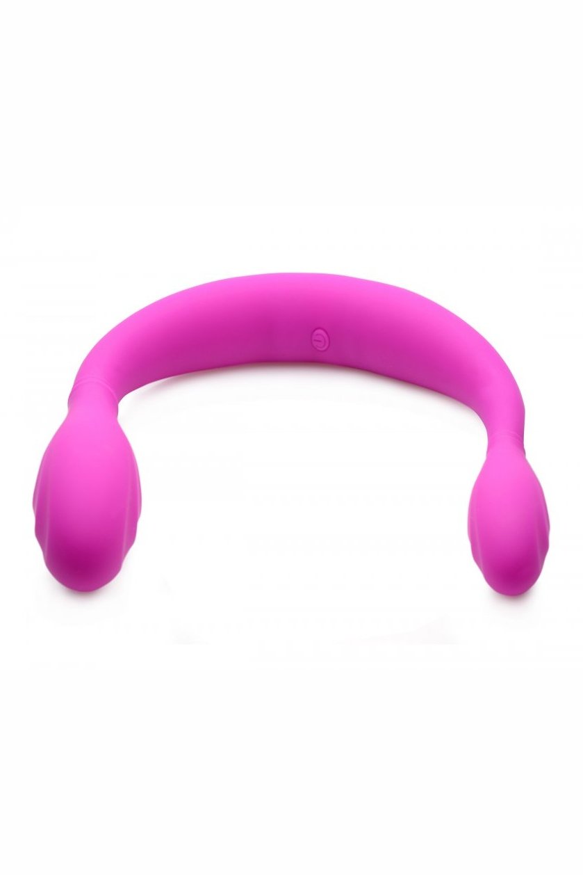 Double Thump 7x Rechargeable Silicone Double Dildo Free Shipping