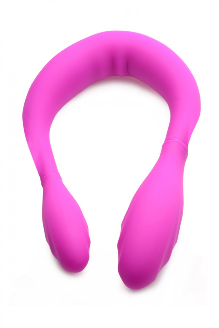 Double Thump 7x Rechargeable Silicone Double Dildo Free Shipping