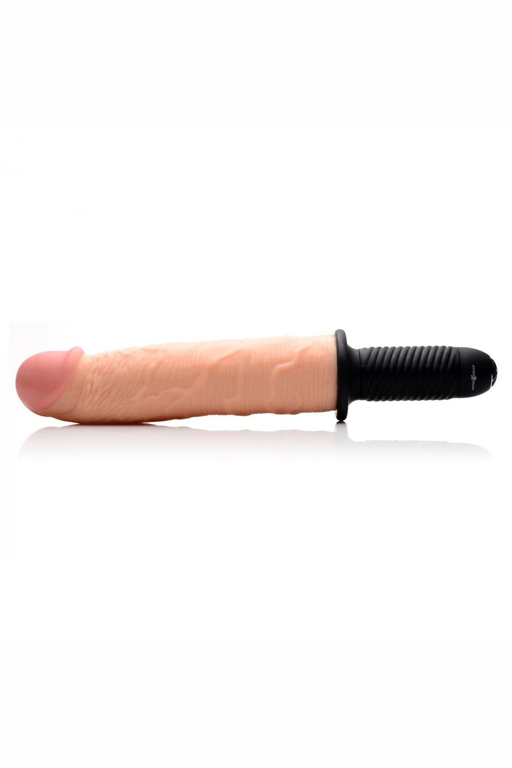 Onslaught 13 Mode XXL Vibrating Giant Dildo Thruster - Flesh Free Shipping