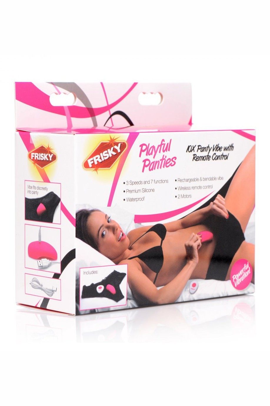 Playful Panties 10X Panty Vibe with Remote Control free shipping - ToysZone.ca