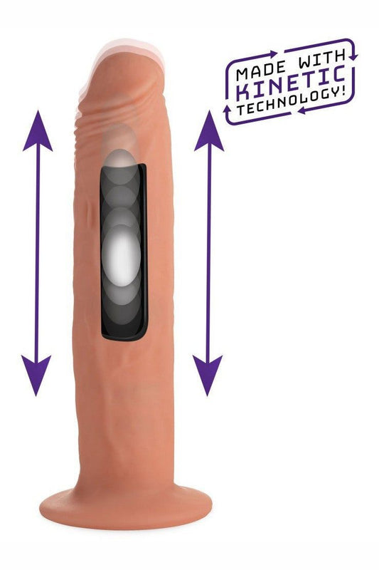 Kinetic Thumping 7X Remote Control Dildo - Large freeshipping - ToysZone.ca