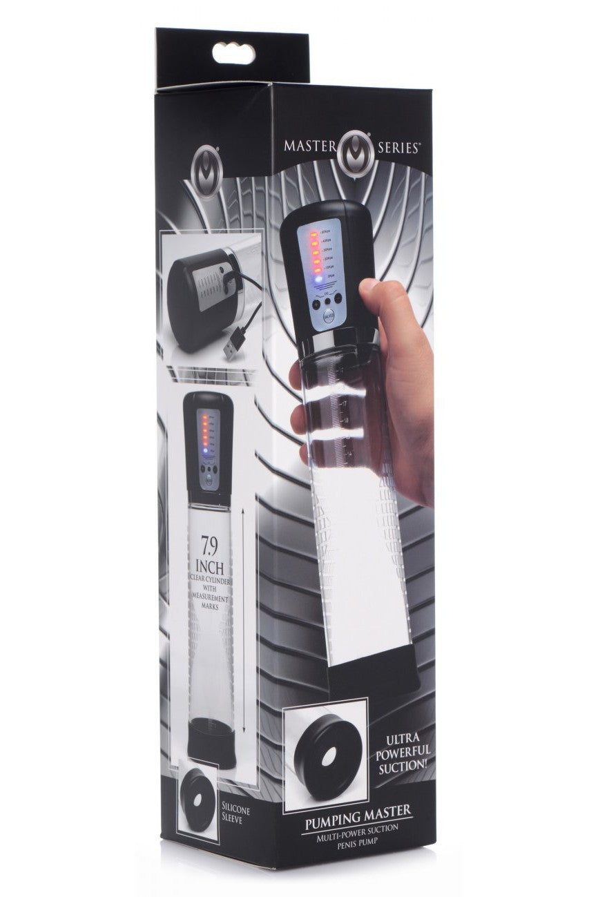 Pumping Master Multi-power Suction Penis Pump free shipping - ToysZone.ca