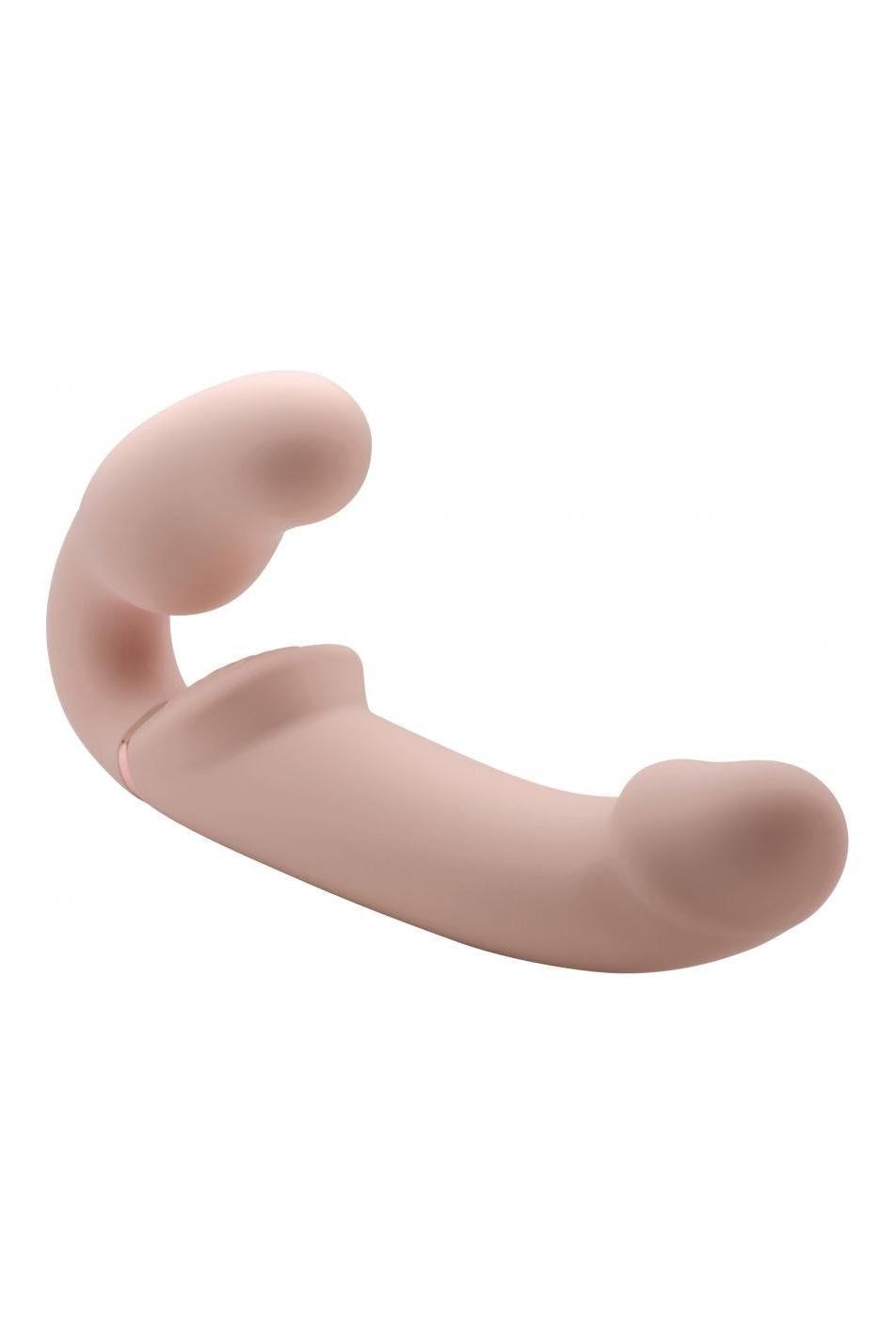 Remote Control Inflatable Vibrating Silicone Ergo Fit Strapless Strap-On free shipping - ToysZone.ca
