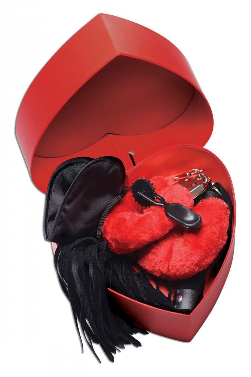 Passion Fetish Kit with Heart Gift Box free shipping - ToysZone.ca