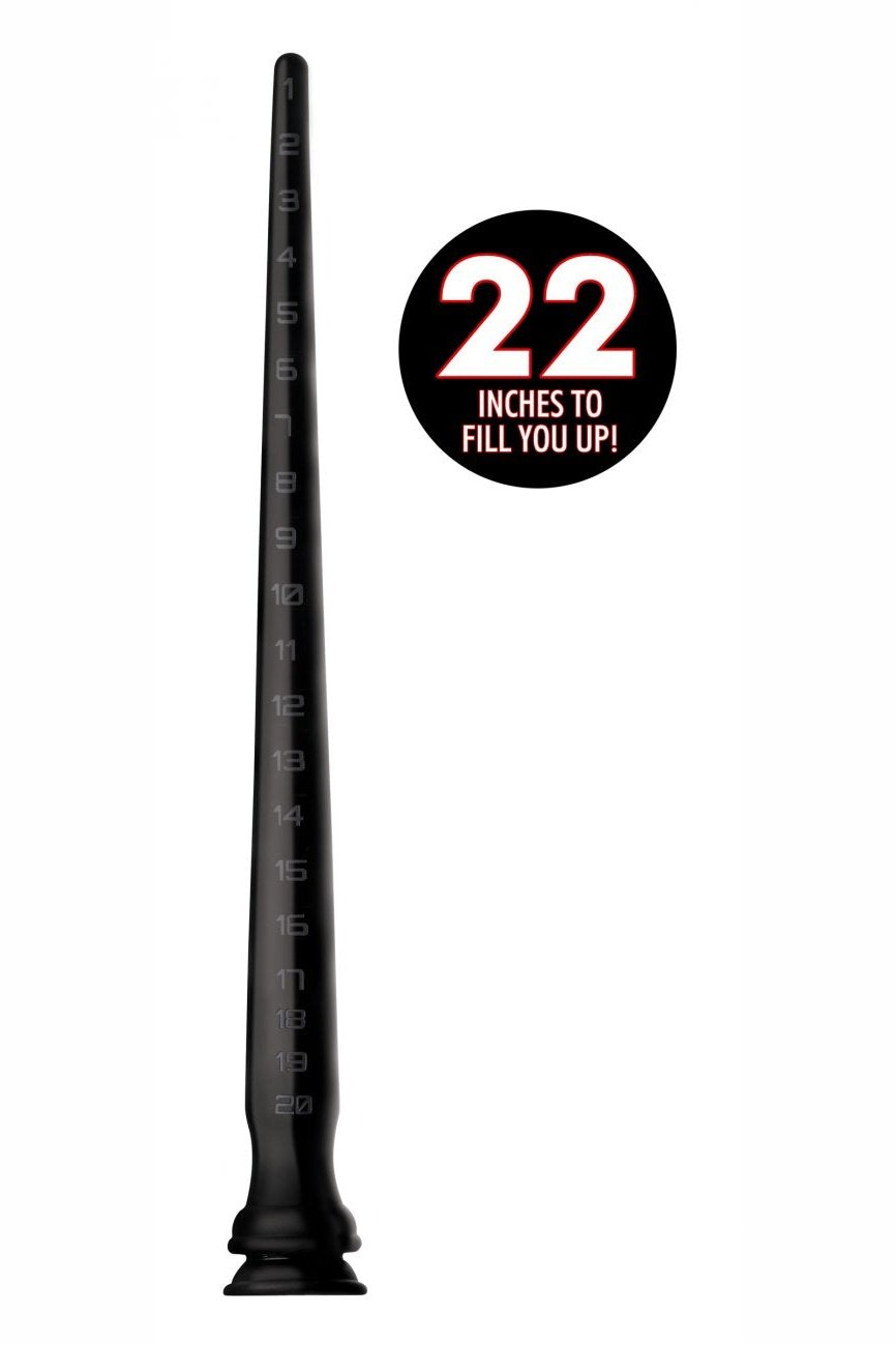 Silicone Tapered Anal Hose - 22 Inch Free Shipping