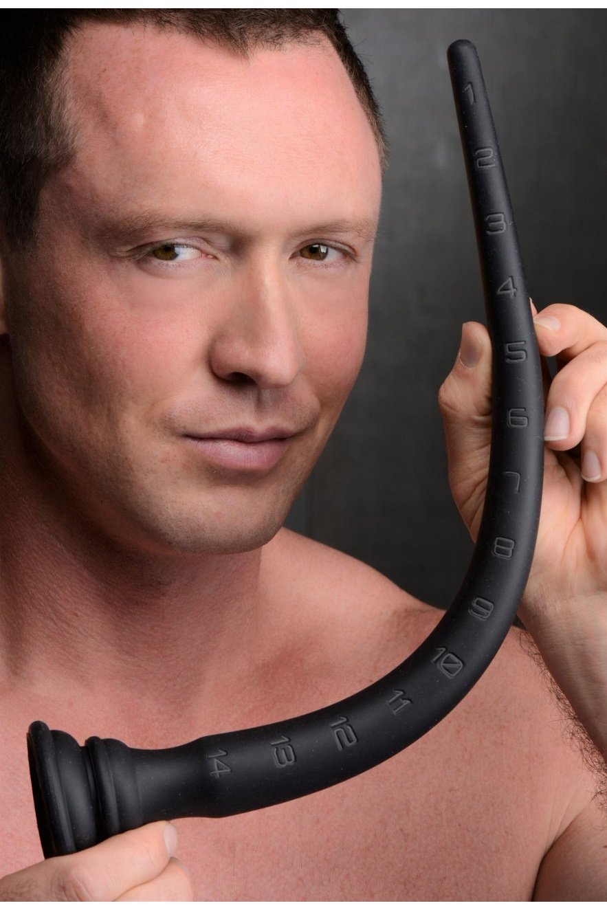 Silicone Tapered Anal Hose - 15 Inch Free Shipping