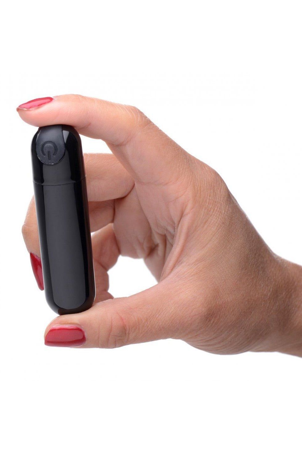 10X Rechargeable Vibrating Metallic Bullet - Black free shipping - ToysZone.ca