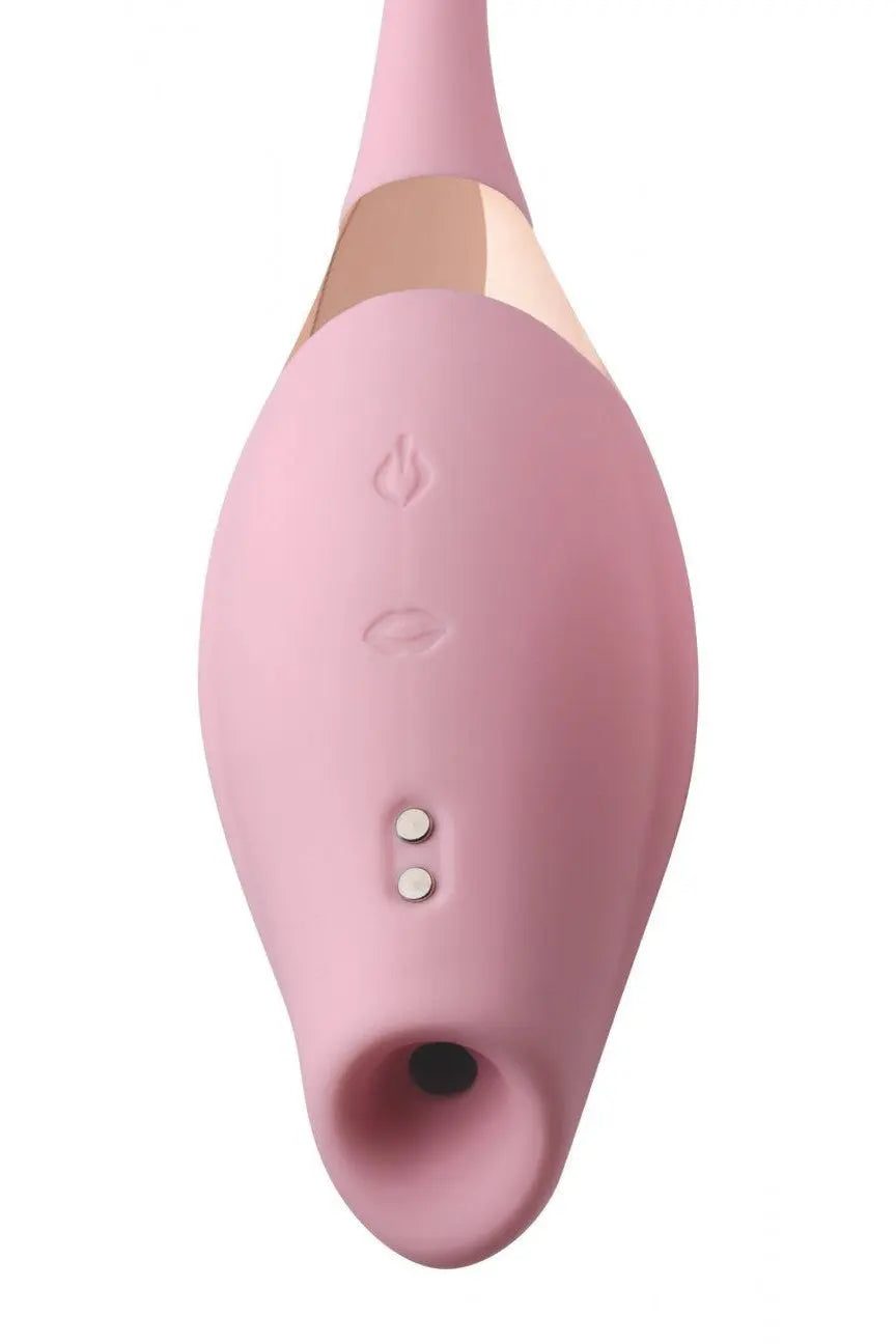 Shegasm 8X Tandem Plus Silicone Suction Clitoral Stimulator and Egg free shipping - ToysZone.ca