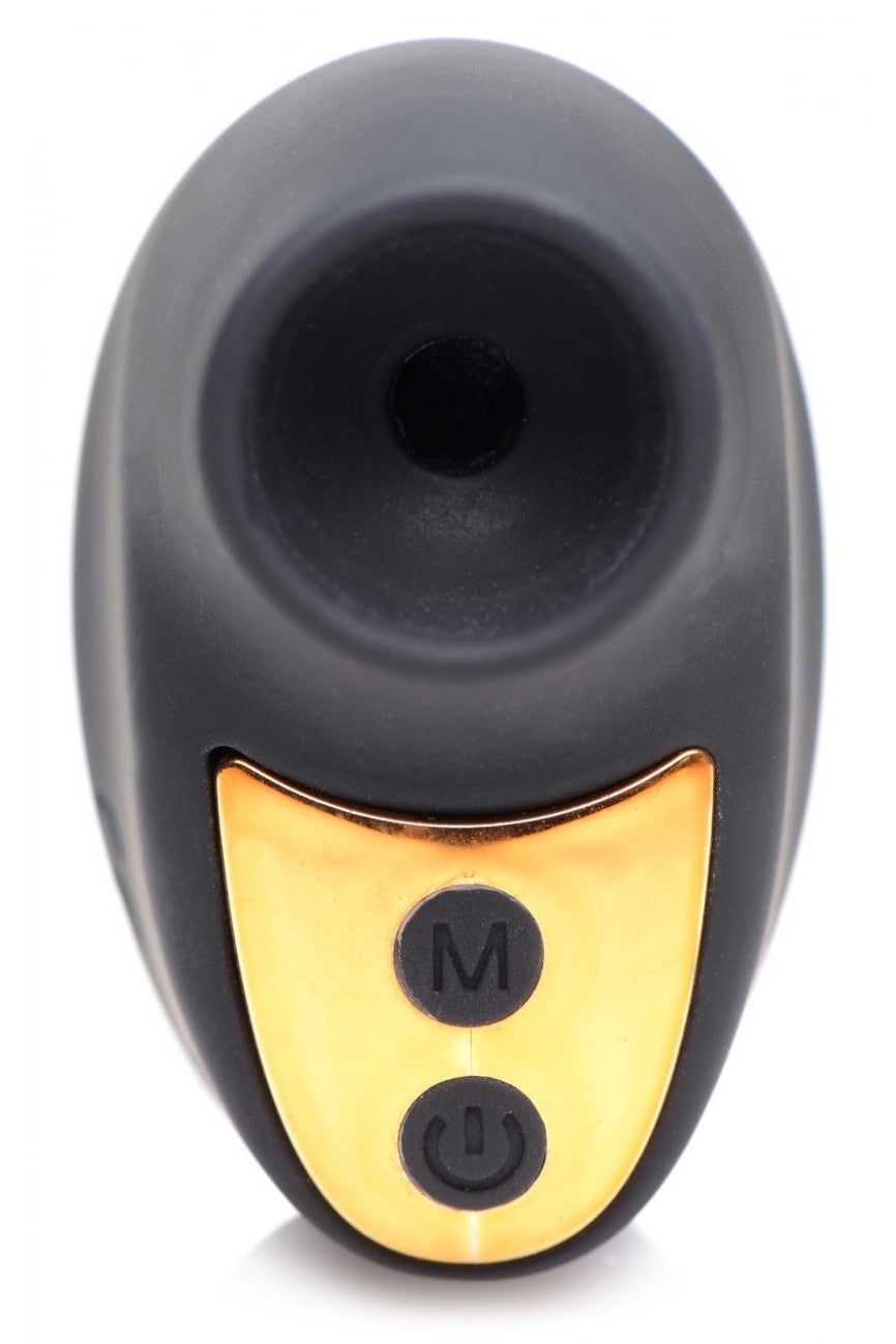 12X Mini Silicone Clit Stimulator - Black freeshipping - ToysZone.ca