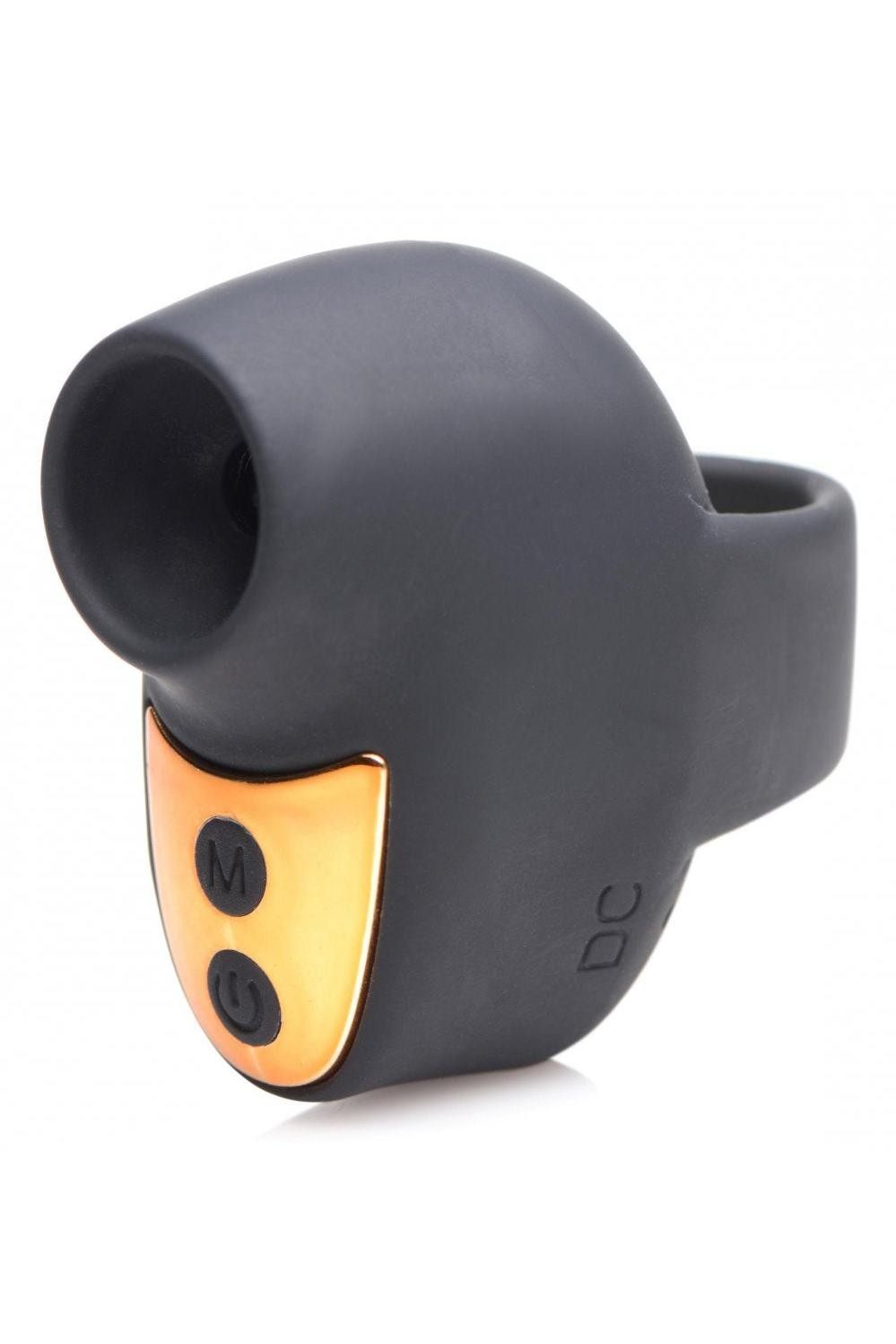 12X Mini Silicone Clit Stimulator - Black freeshipping - ToysZone.ca