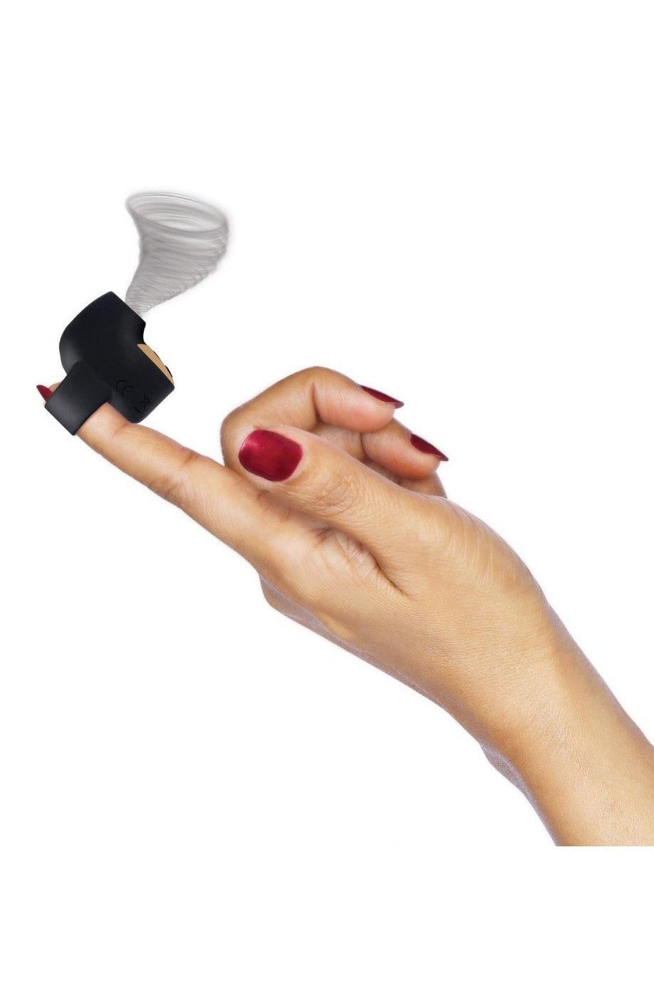 12X Mini Silicone Clit Stimulator - Black freeshipping - ToysZone.ca