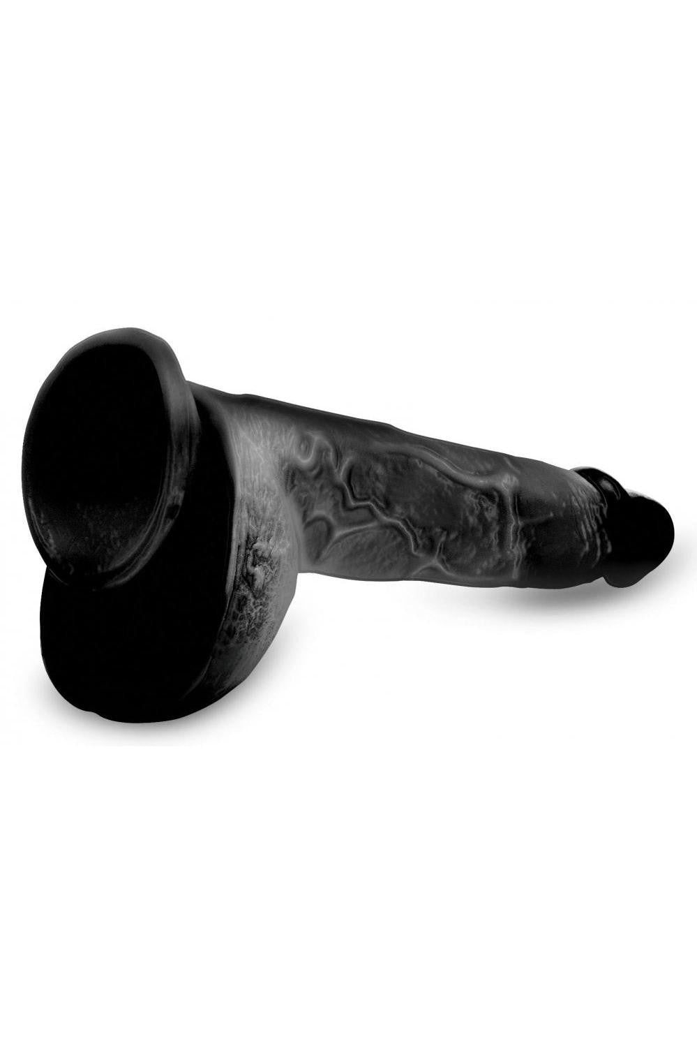 Beefy Brad 9 inch Dildo with Balls - Black freeshipping - ToysZone.ca