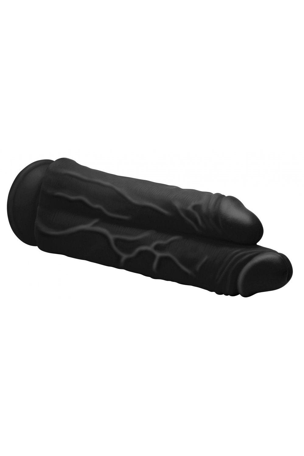 Double Stuffer 10 Inch Dildo - Black Free Shipping