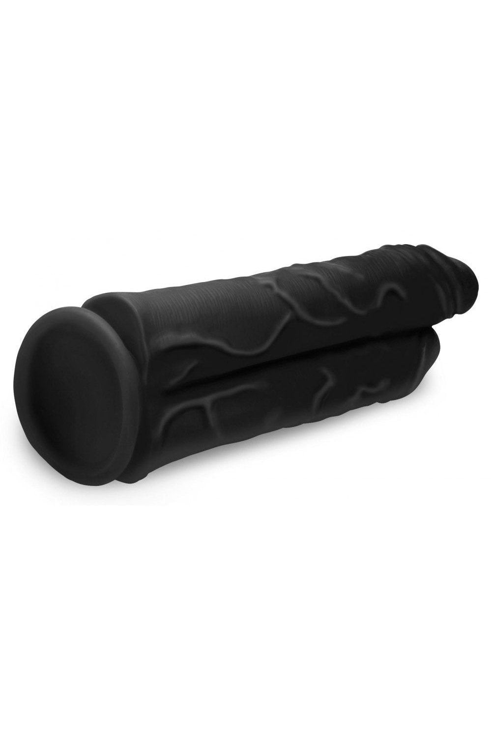 Double Stuffer 10 Inch Dildo - Black Free Shipping