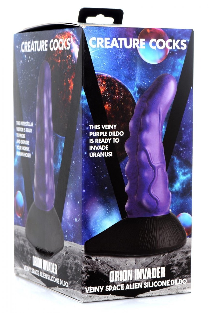 Orion Invader Veiny Space Alien Silicone Dildo Free Shipping