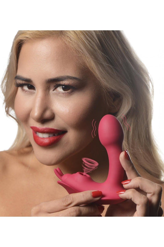 Butterfly Tease 10X Clitoral Suction Silicone Stimulator freeshipping - ToysZone.ca