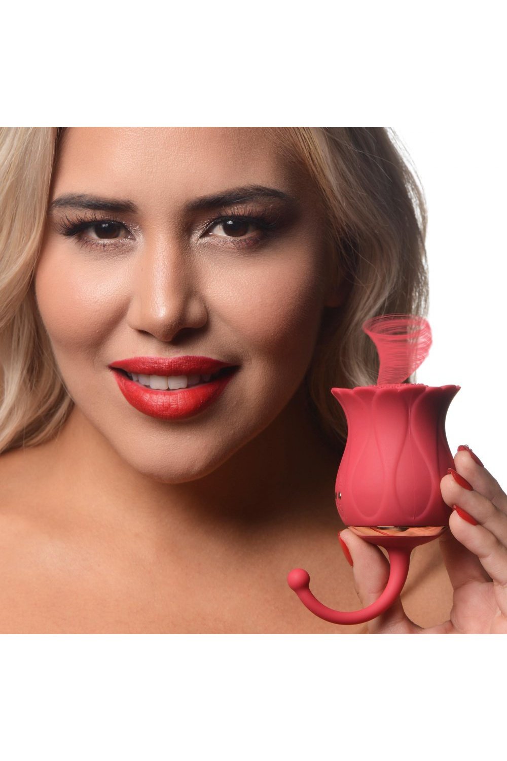 Royalty Rose Textured Suction Clit Stimulator Free Shipping