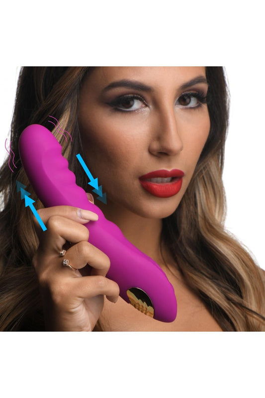 Locomotion Thrusting Silicone Vibrator Free Shipping