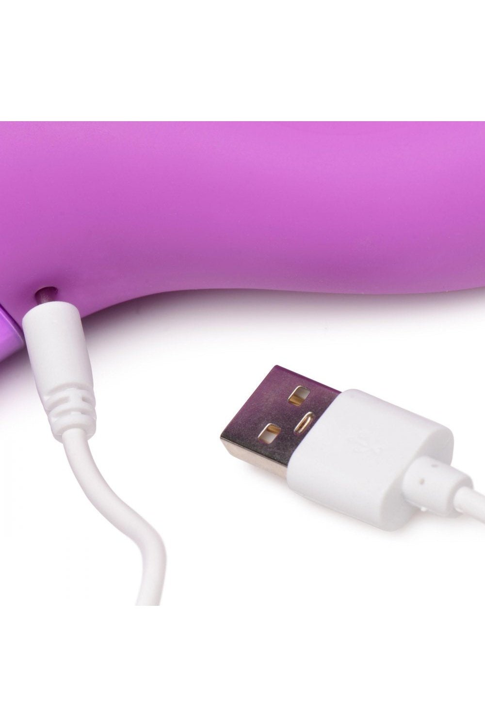 10X Triple Rabbit Silicone Vibrator - Purple Free Shipping
