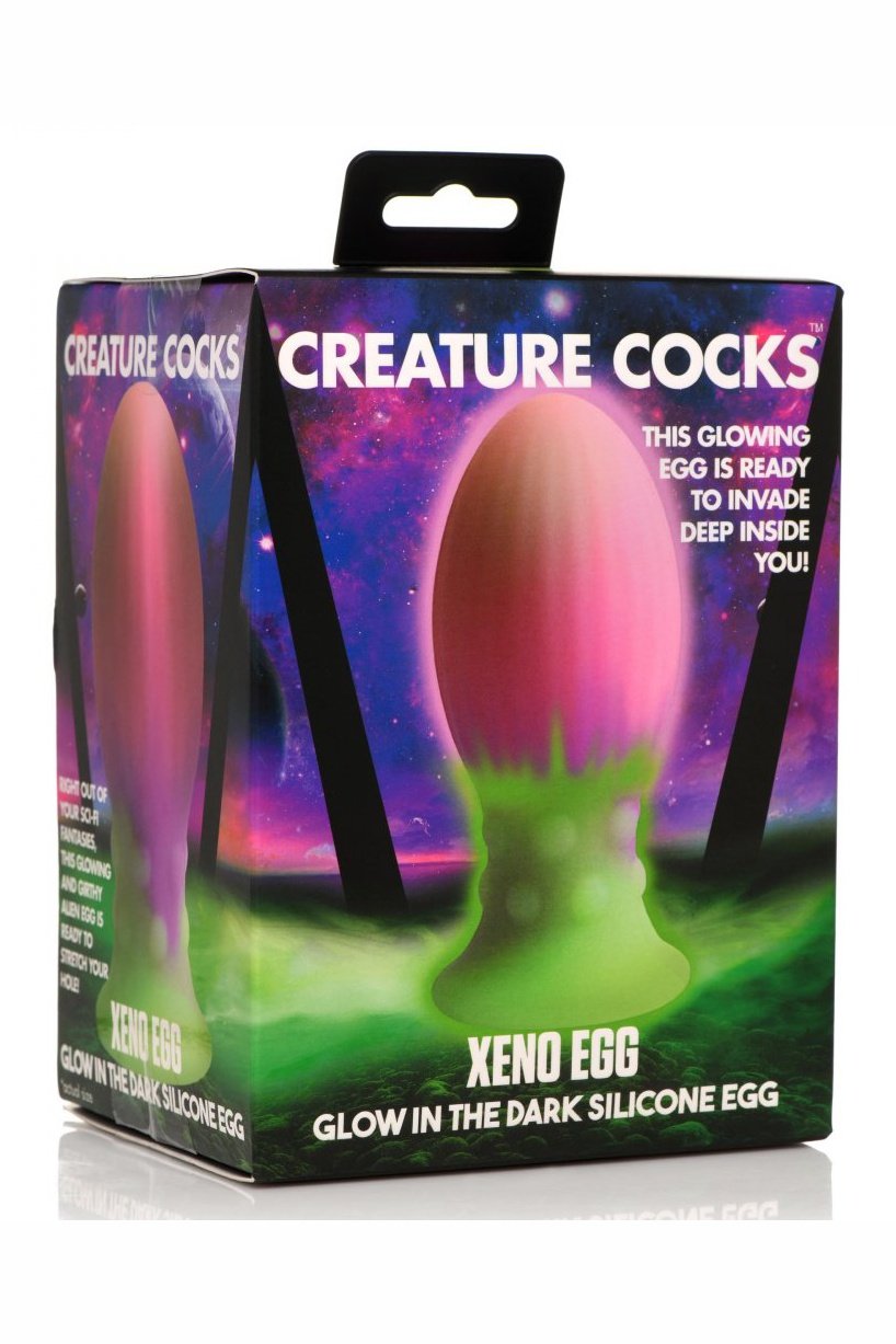 Xeno Egg Glow in the Dark Silicone Egg - Large Free Shipping