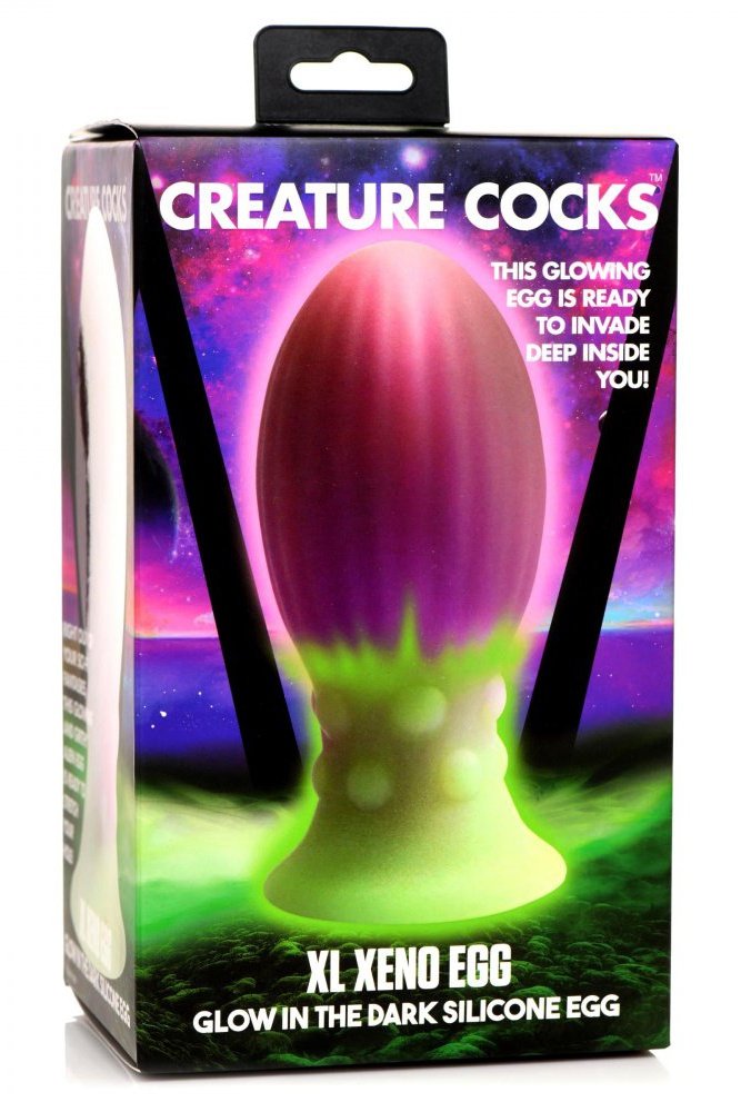 Xeno Egg Glow in the Dark Silicone Egg - XL Free Shipping