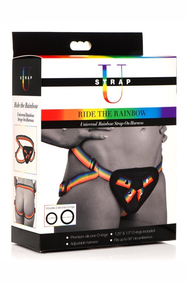Ride the Rainbow Universal Strap-On Harness Free Shipping