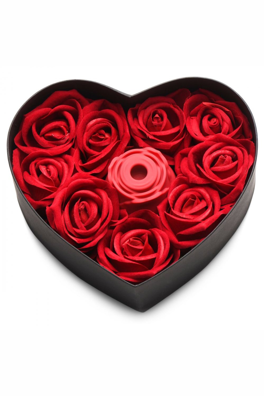 The Rose Lover's Gift Box 10X Clit Suction Rose - Red Free Shipping