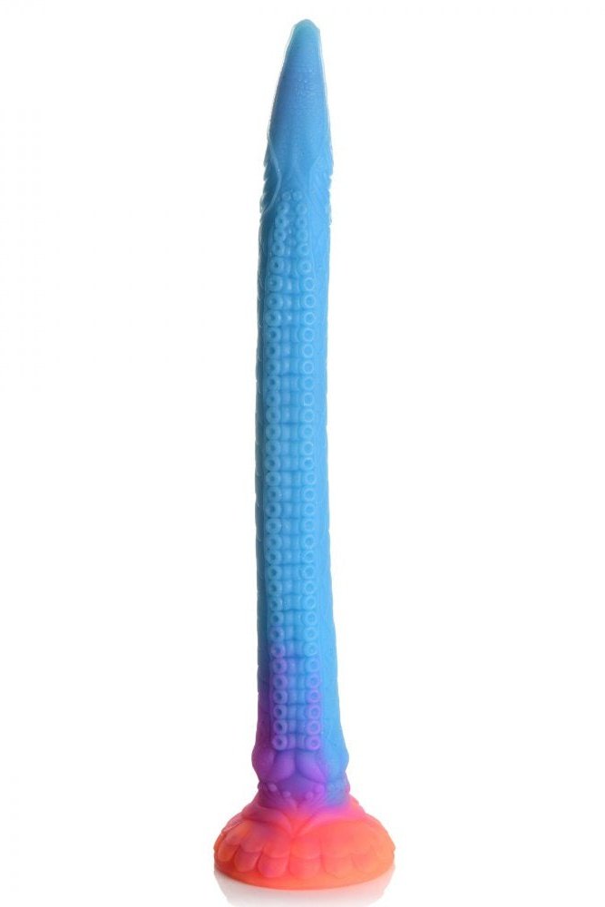 Makara Glow-in-the-Dark Silicone Snake Dildo Free Shipping