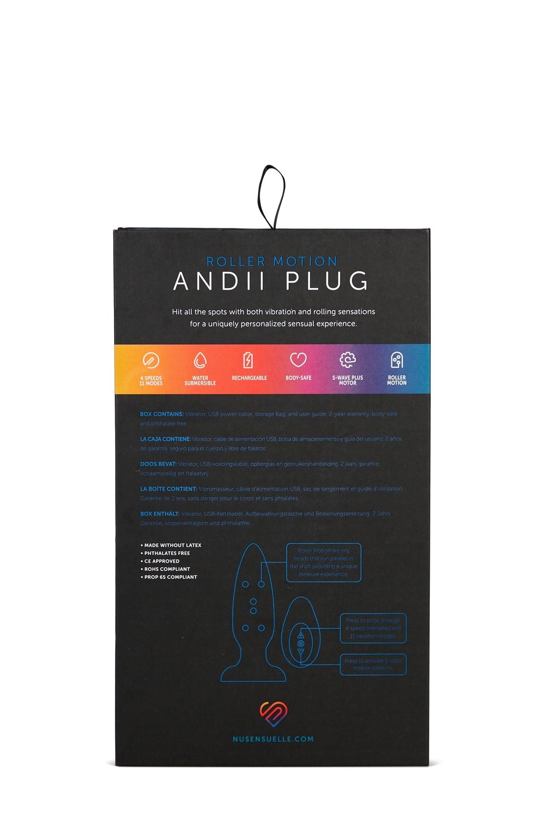 ANDII PLUG - NAVY BLUE - Free Shipping