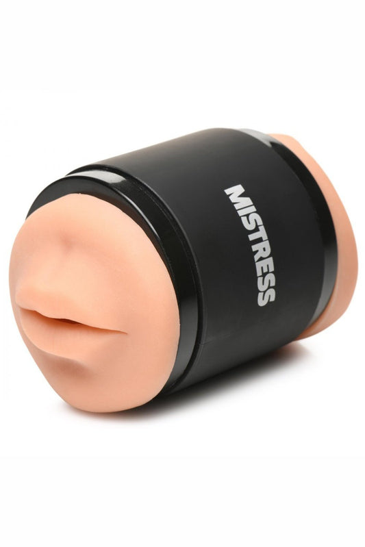 Double Shot Mouth and Ass Stroker - Medium Free Shipping