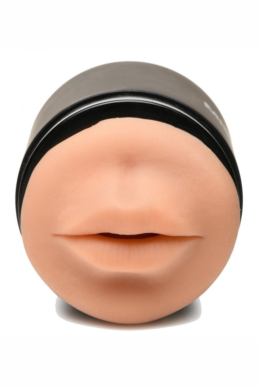 Double Shot Mouth and Pussy Stroker - Medium Free Shipping