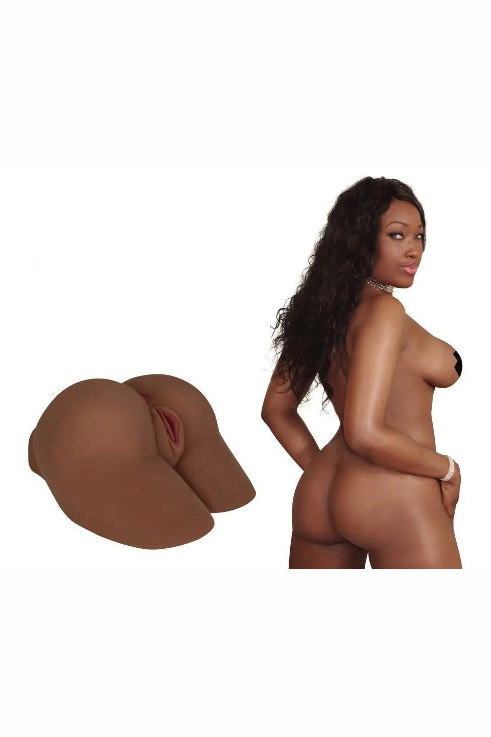 Mistress Sasha Backdoor Butt- Brown free shipping - ToysZone.ca