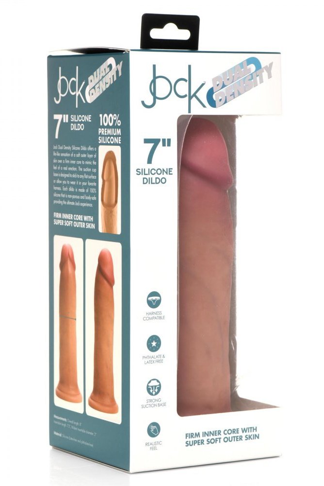 Ultra Realistic Dual Density Silicone Dildo - 7 Inch Free Shipping