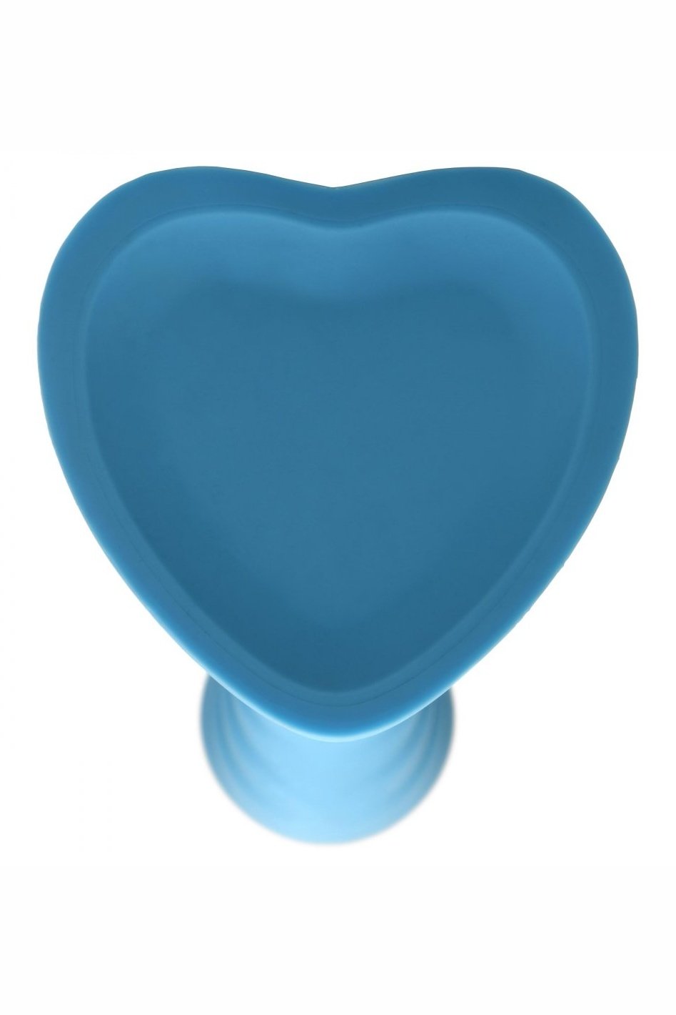 Ribbed Silicone Blue Dildo Free Shipping