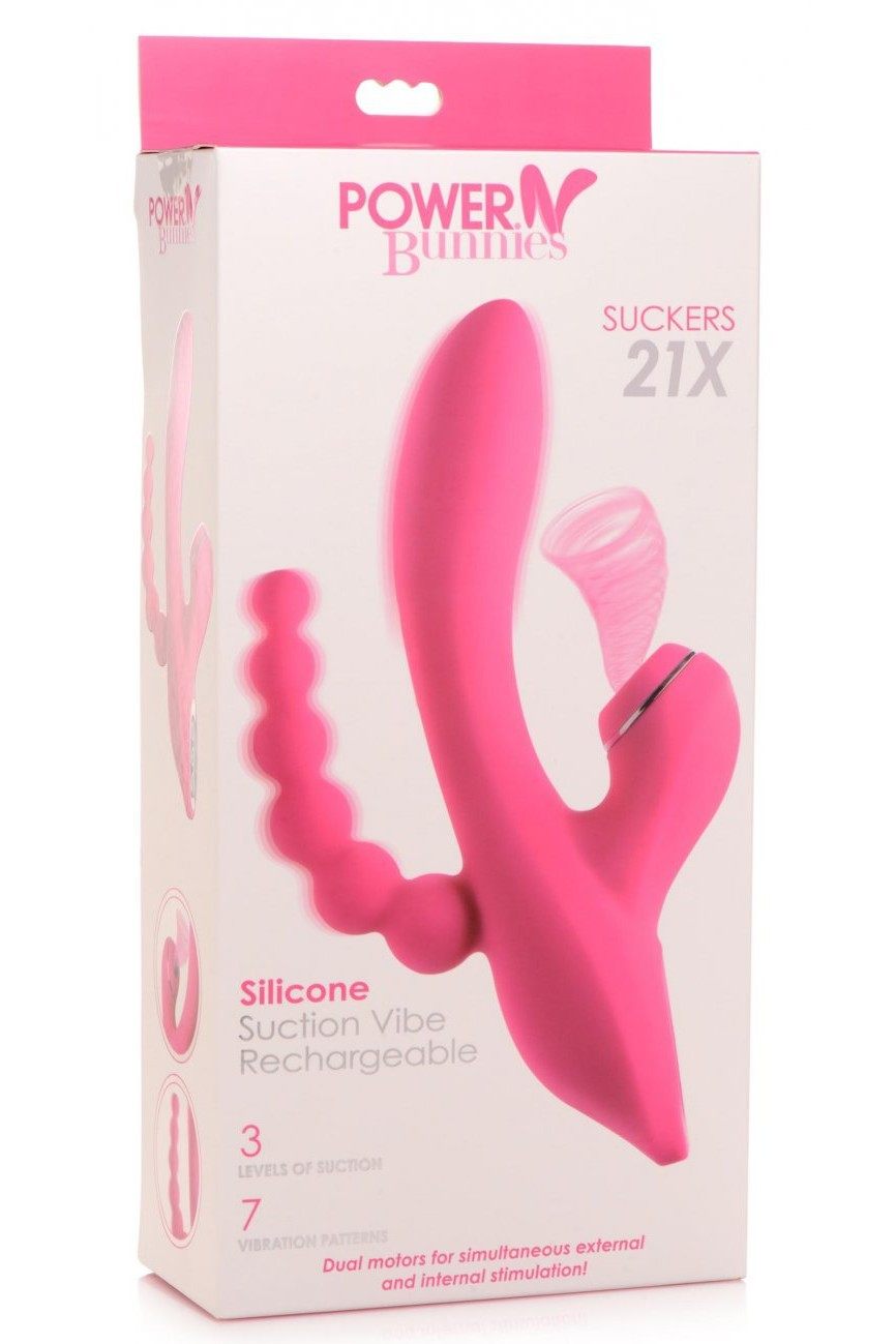 Suckers 21X Silicone Suction Vibe free shipping - ToysZone.ca