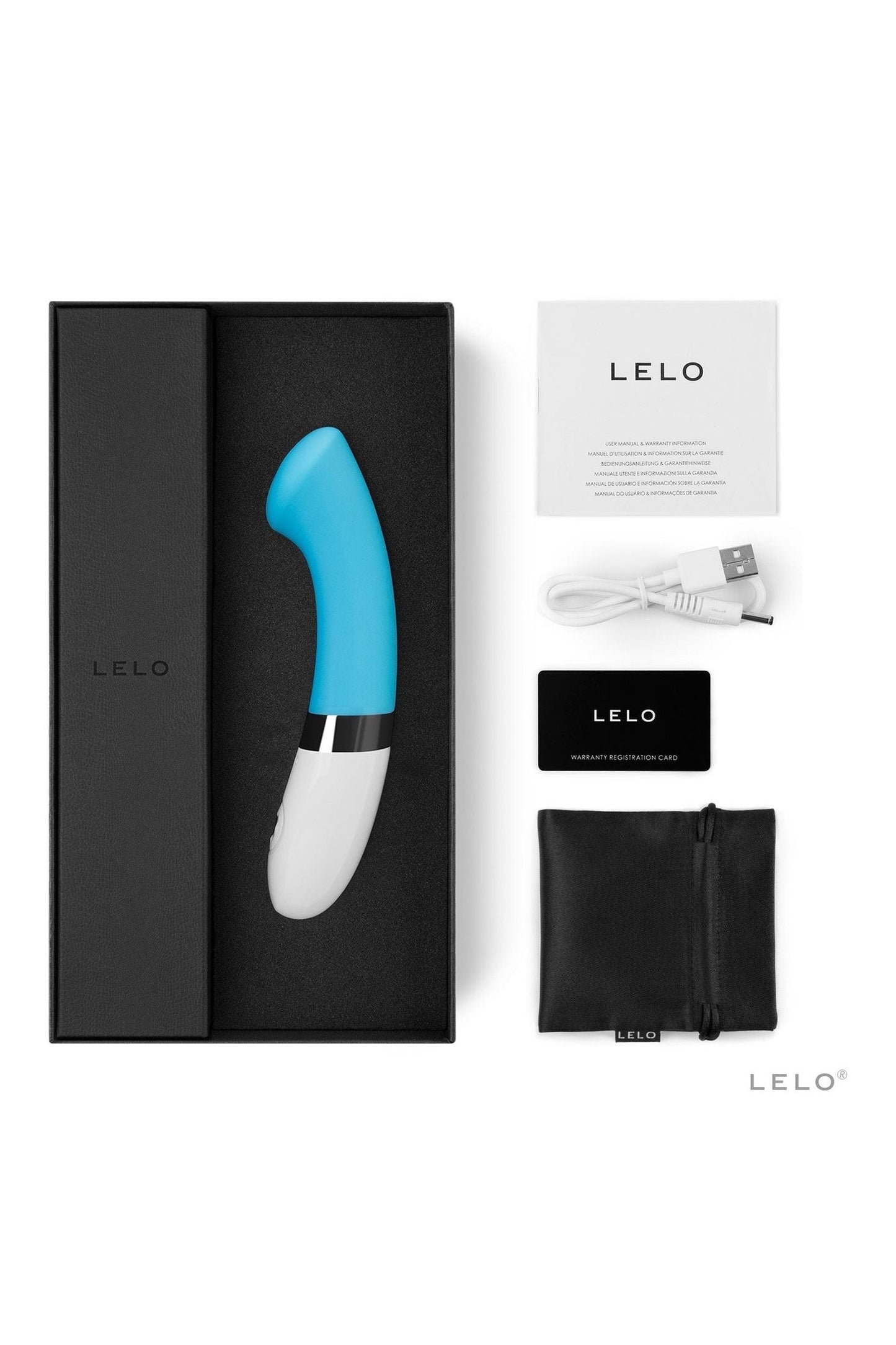 Lelo Gigi 2 Turquoise Blue - Free Shipping